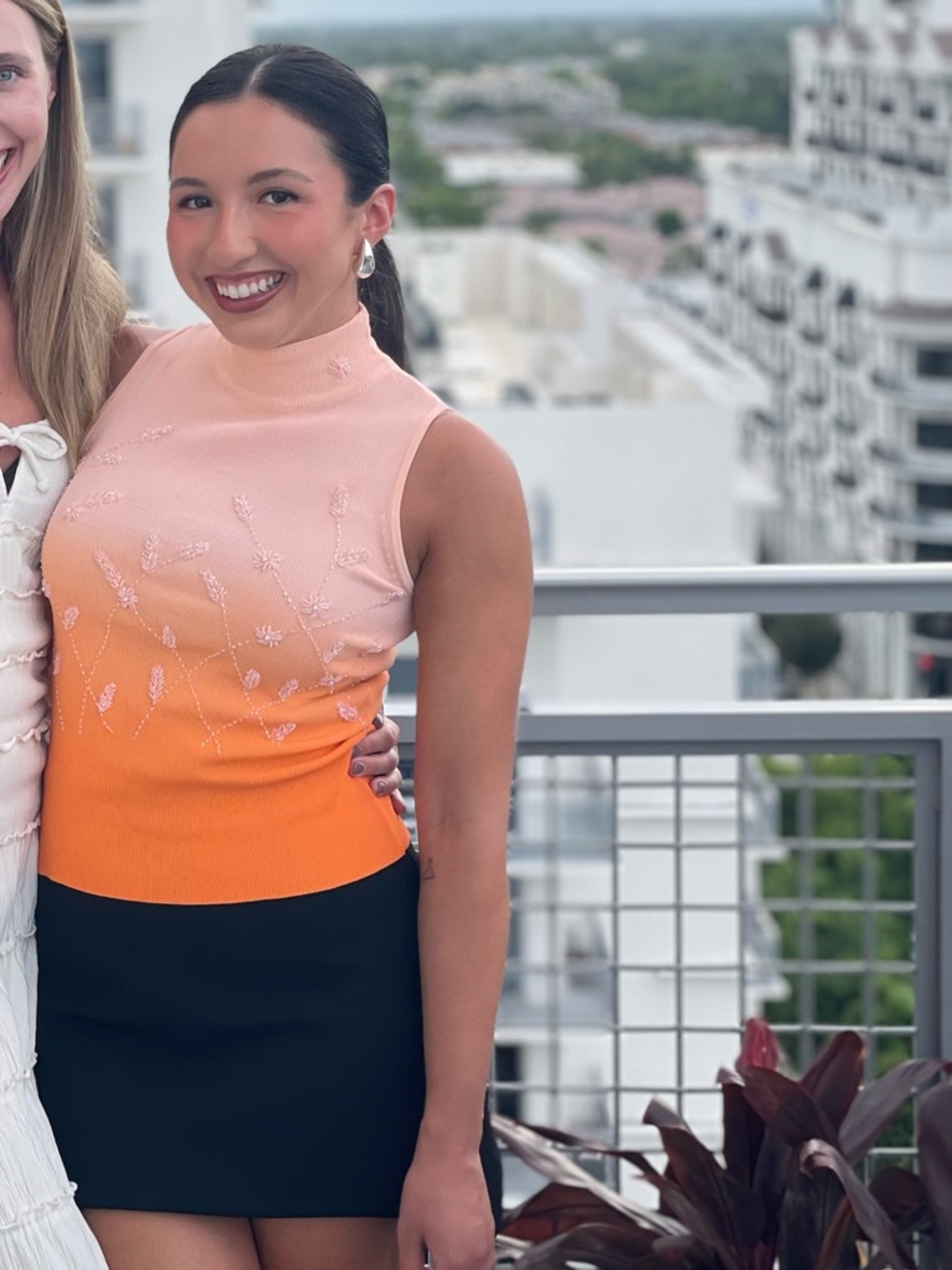 Elegant Gradient Sleeveless Top